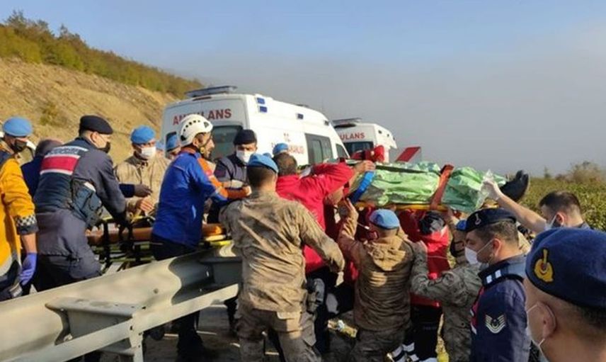 Samsun'da Ölümcül Kaza! Otobüs Dereye Uçtu! 2 Kişi Hayatını Kaybetti