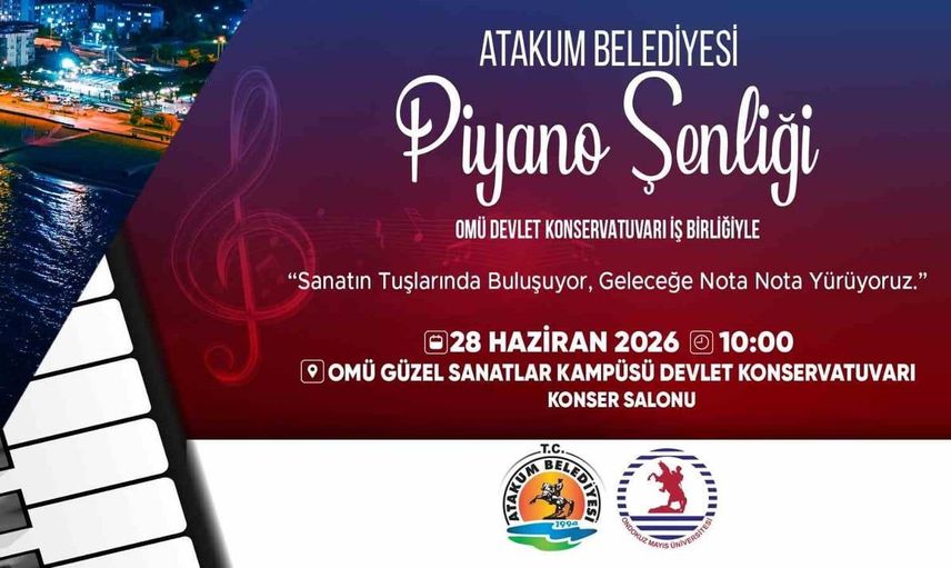 Samsun'da piyano şenliği düzenlenecek