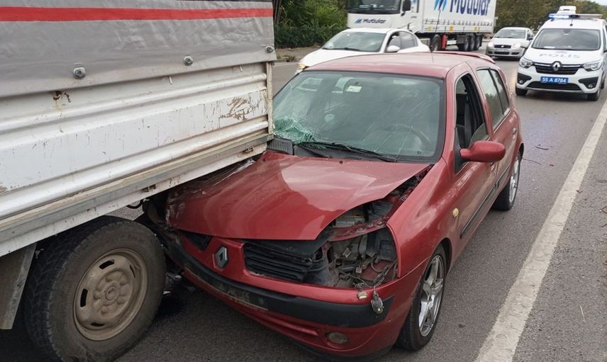 Samsun'da Trafik Kazası: 2 Yaralı