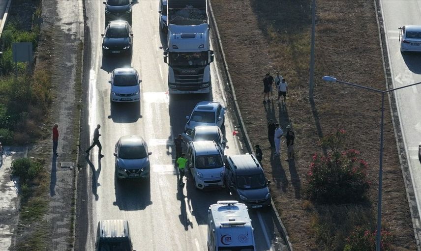 Samsun'da Zincirleme Trafik Kazası Ulaşımı Aksattı