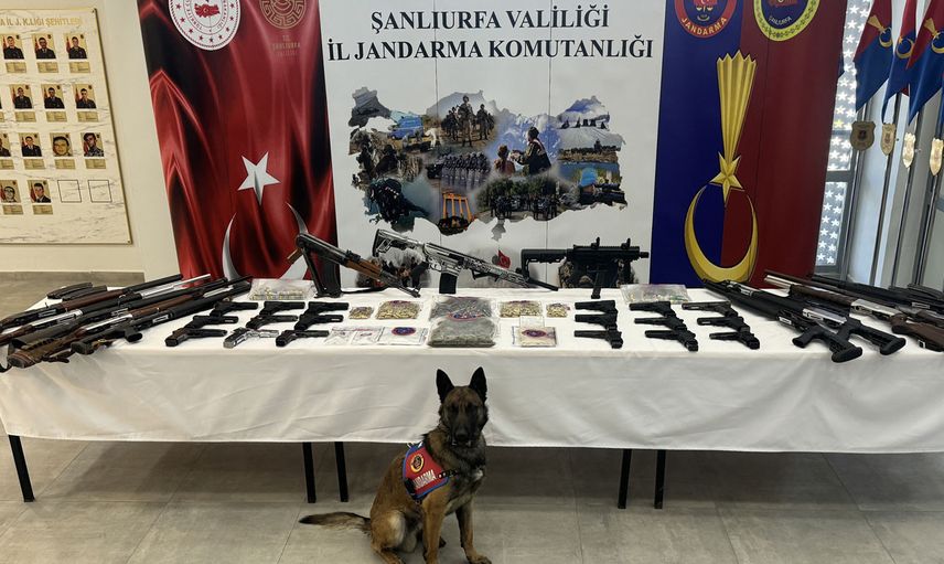 Şanlıurfa’da silah kaçakçılarına geçit yok: 53 adrese, 706 jandarmayla eş zamanlı operasyon!