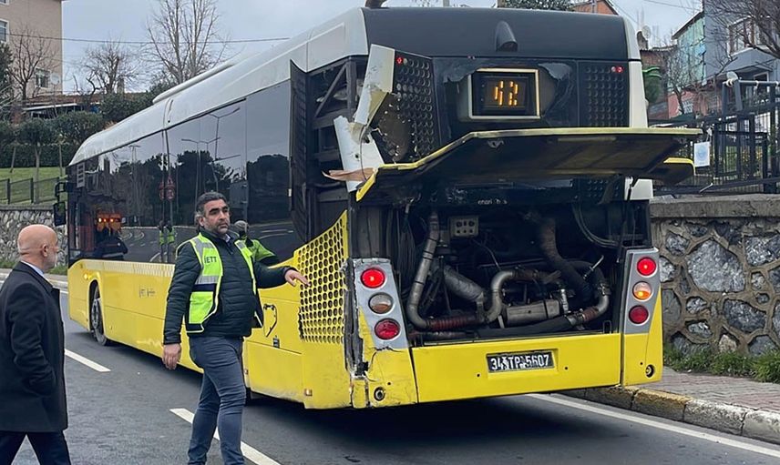 Sarıyer’de çöp kamyonu İETT otobüsüne çarptı: Ağır yaralılar var!