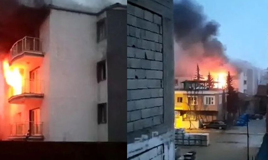 Şarja bırakılan telefon yangına neden oldu: Daireyi ateş topuna çevirdi