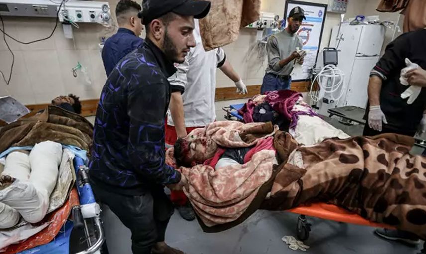 Savaş suçu işleyen İsrail katliamlara doymuyor: Okul ve hastanelerdeki sivil halkı bombalıyor!