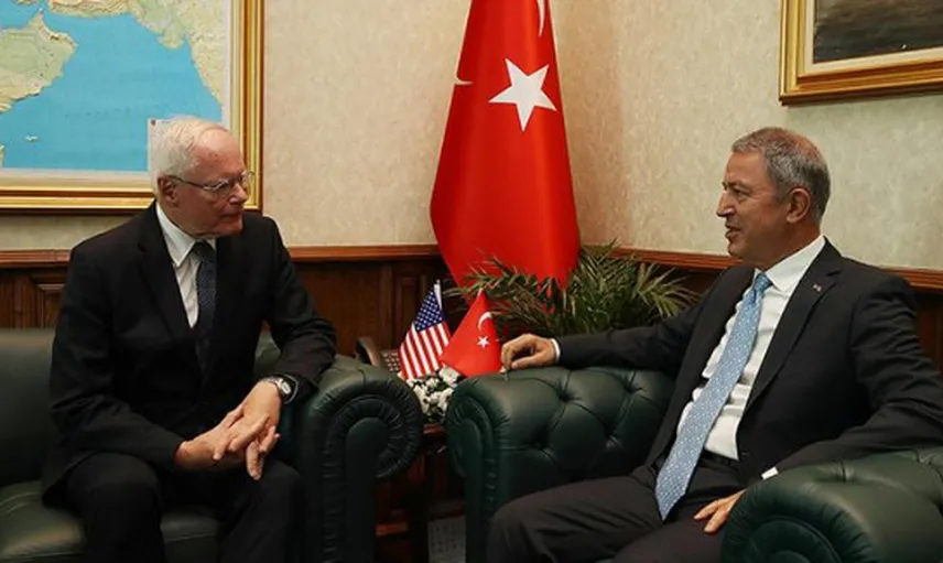 Savunma Bakanı Hulusi Akar ABD Elçisini Ağırladı
