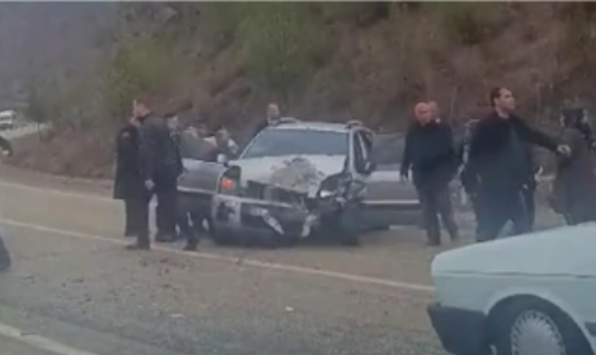 Şehit konvoyunda kaza
