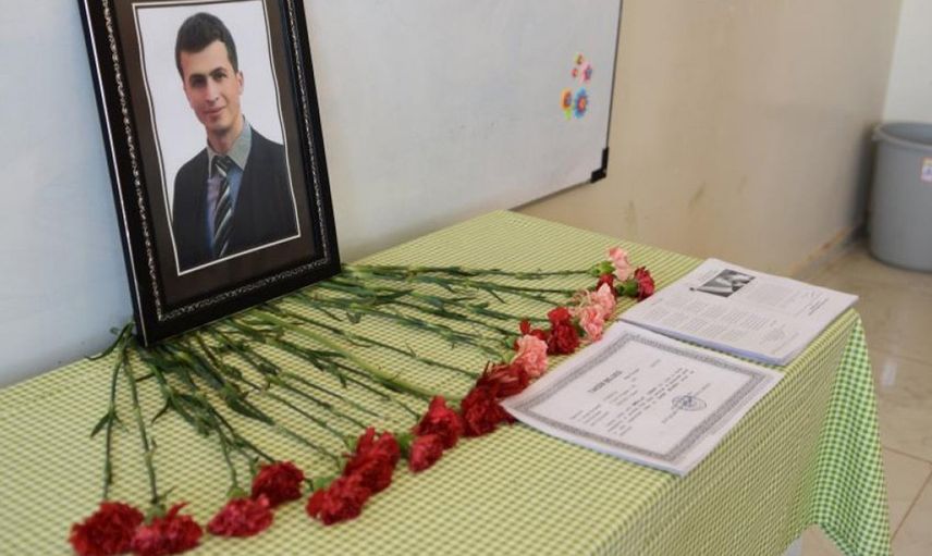 Şehit Necmettin Öğretmen'in Adının Verildiği Okulda Karne Töreni Buruk Geçti
