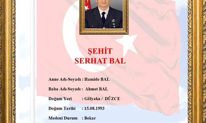 Şehit serhat bal kabri başında anıldı