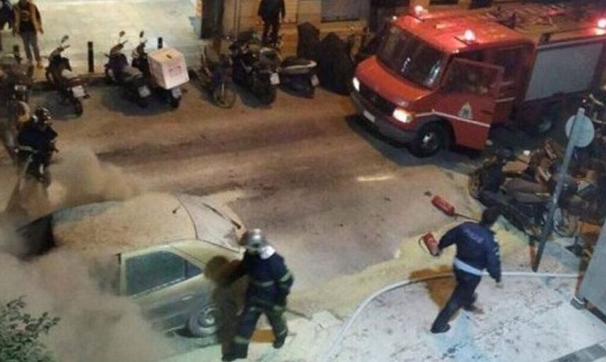 Selanik'te Türkiye Konsolosluğu'na molotoflu saldırı