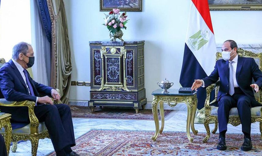 Sergey Lavrov, Sisi ile Bir Araya Geldi