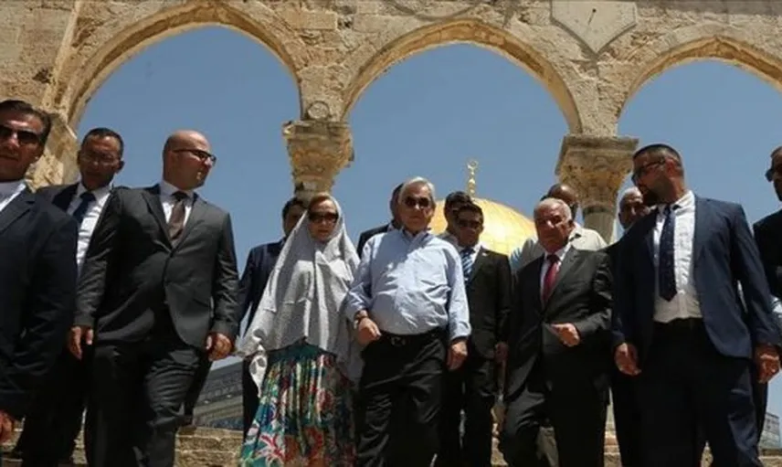 Şili Devlet Başkanı Mescid-i Aksa'yı Ziyaret Etti! İsrail Rahatsız Oldu