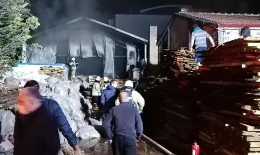 Silivri’de Bir İş Yerinde Yangın Meydana Geldi