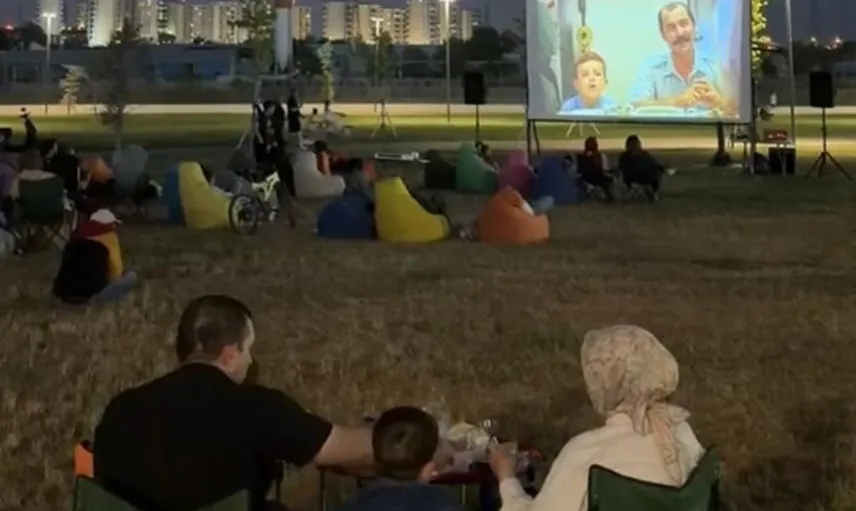 Sincan Park'ta yaz etkinlikleri açık hava sinemasıyla başladı