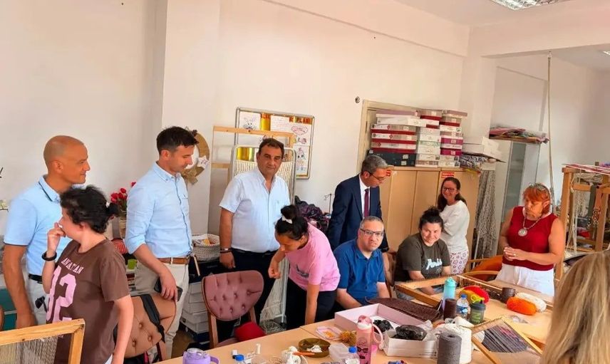 Sinop'ta özel bireyler el sanatlarıyla engelleri aşıyor
