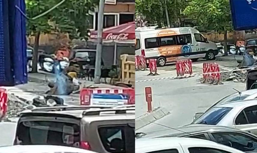 Şişli’de büyük panik! Doğalgaz borusu patlamıştı! Korkutan görüntüler ortaya çıktı