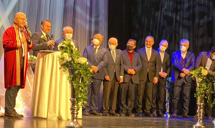 Sivas Eski Milletvekili Ali Turan’ın Oğlu Selim Turan ile Erva Uzun Dünya Evine Girdi