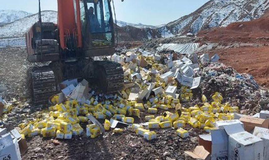 Sivas'ta Gümrük Kaçağı 5 Ton Çay İmha Edildi