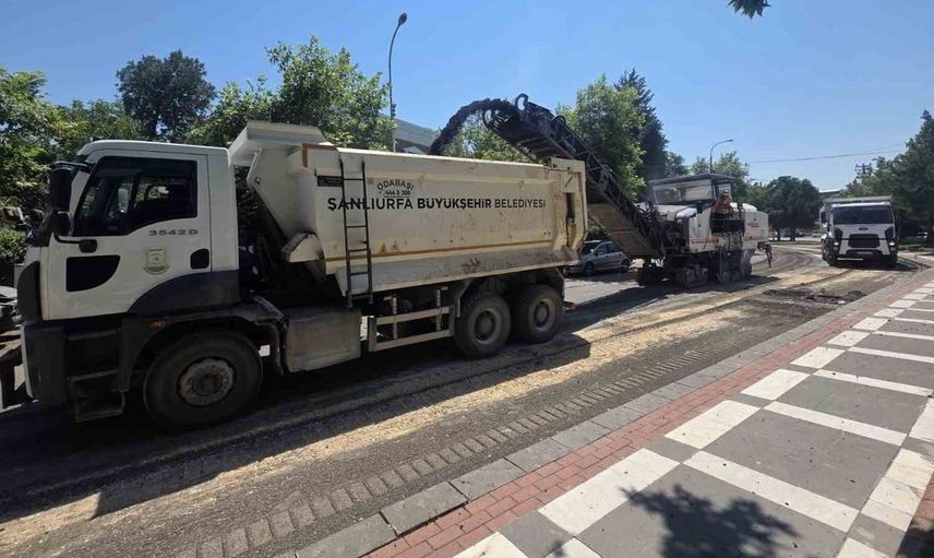 Siverek'te asfaltlama çalışmaları başladı