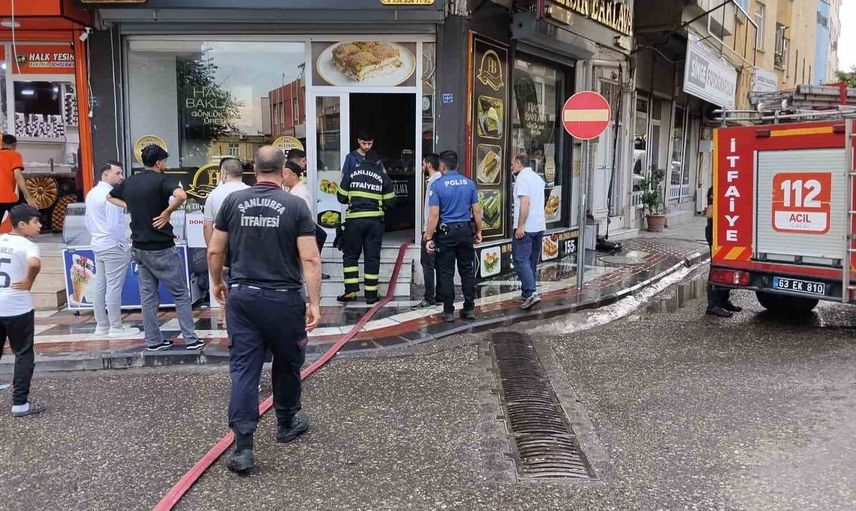Siverek'te iş yerinde yangın paniğe neden oldu