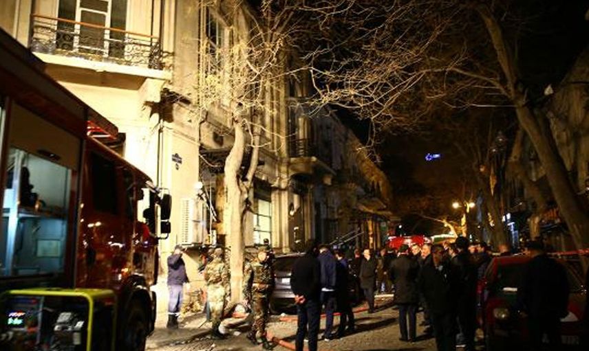 Son dakika Bakü'de şiddetli patlama: Ölü ve yaralılar var