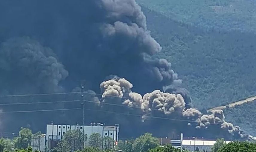 Son dakika: Bursa'da ısı yalıtım üretimi fabrikasında yangın!
