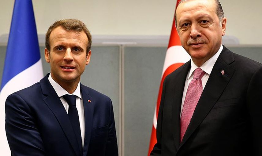 Son Dakika! Cumhurbaşkanı Erdoğan, Fransa Cumhurbaşkanı Macron Görüşüyor