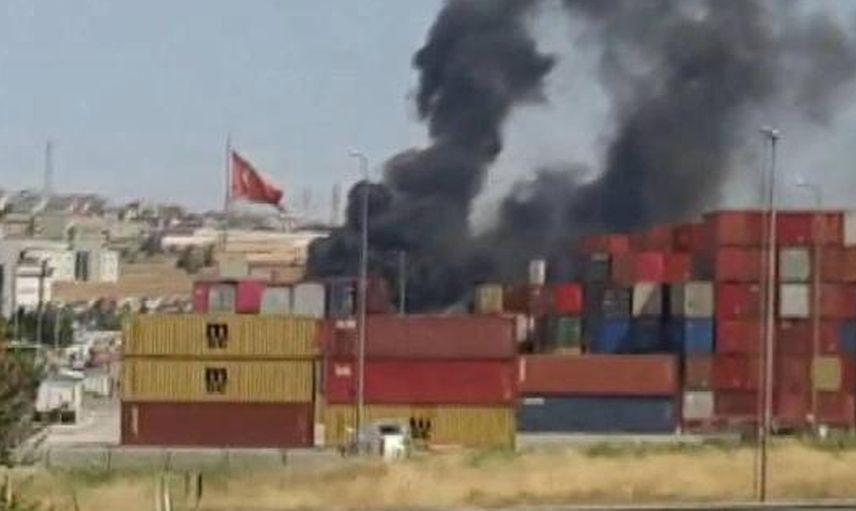 Son Dakika: İstanbul'da Lastik Deposunda Yangın Meydana Geldi