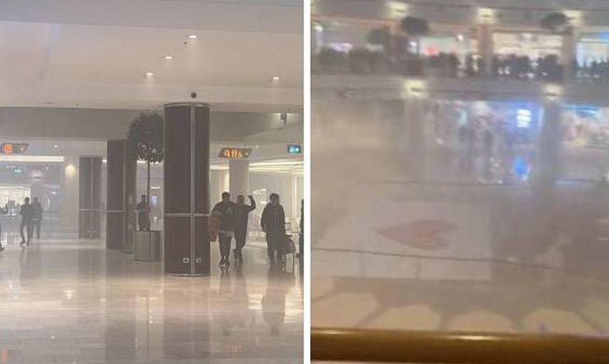 İstinye Park AVM'de yangın çıktı!
