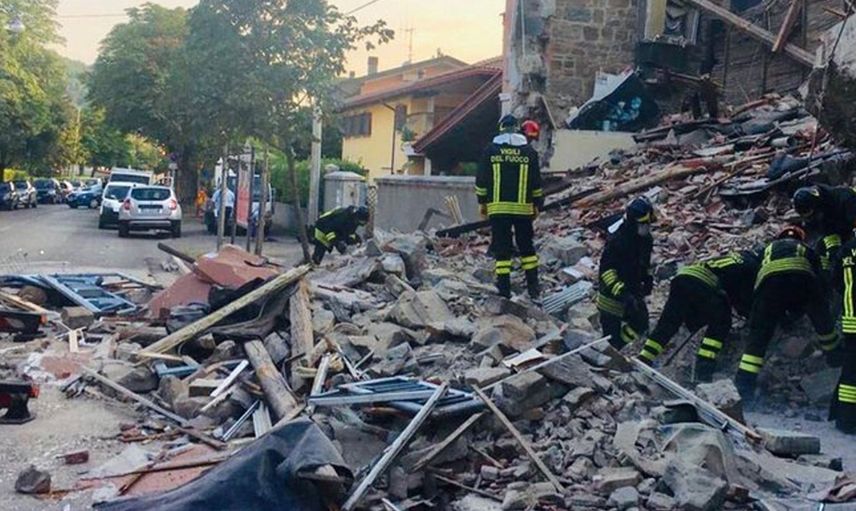 Son Dakika: İtalya'da Doğalgaz Patladı Birçok Ölü Var