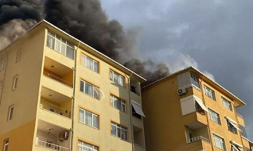 Son Dakika: Ümraniye'de 5 Katlı Binada Yangın Çıktı!