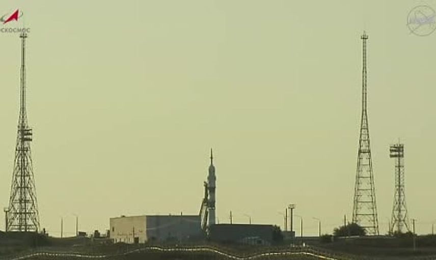 Soyuz uzay aracı ile Uluslararası Uzay İstasyonu’na bir astronot ve iki kozmonot gönderildi