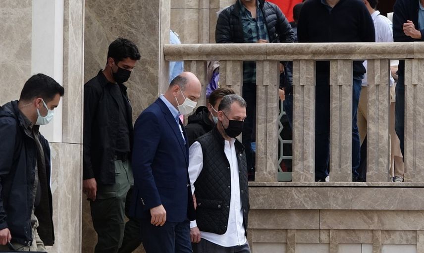 Süleyman Soylu'dan Taksim Camii Ziyareti