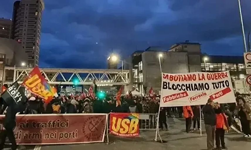 Sumud'a Müdahale İtalya'yı Karıştırdı: Napoli Rayları Kapandı, Ülke Genelinde Grev İlan Edildi!
