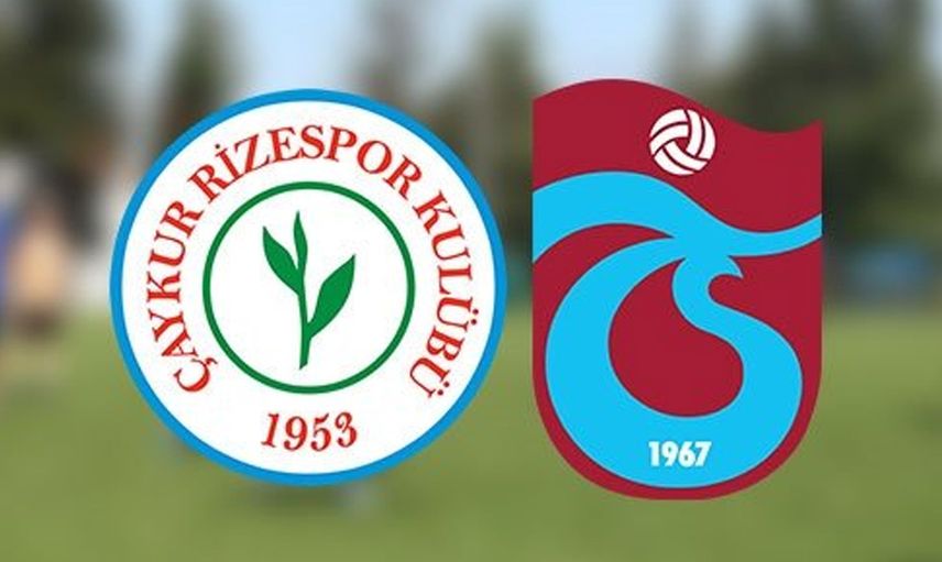 Süper Lig Çaykur Rizespor - Trabzonspor Karşılaşması