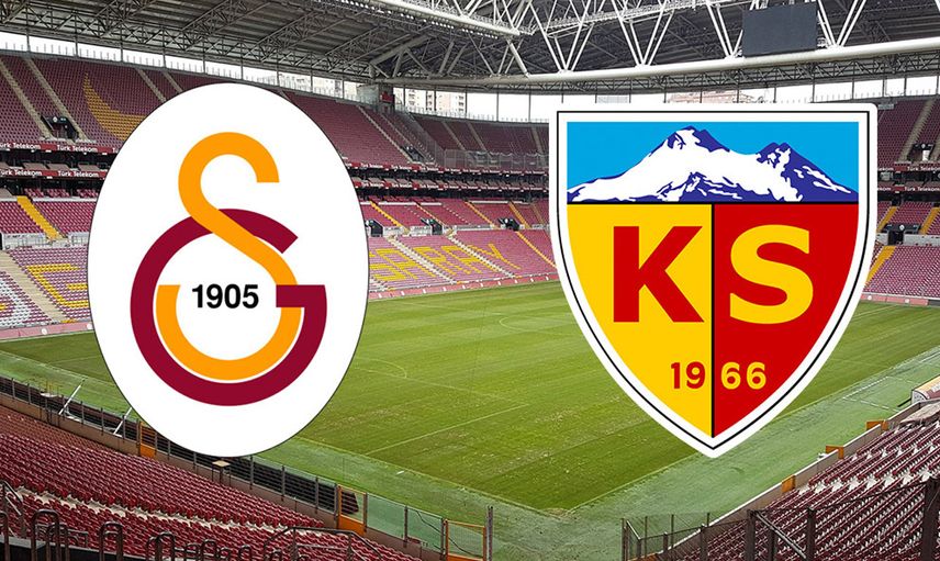 Süper Lig Galatasaray - Kayserispor Karşılaşması