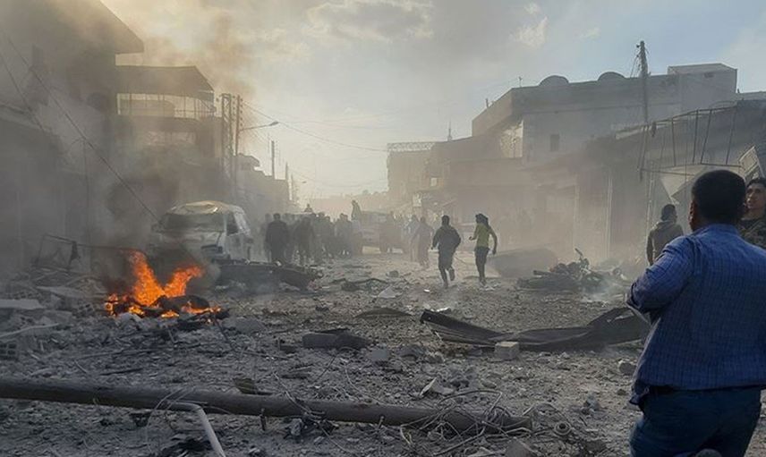Suriye'ye bombalı saldırı! Çok sayıda ölü ve yaralı var