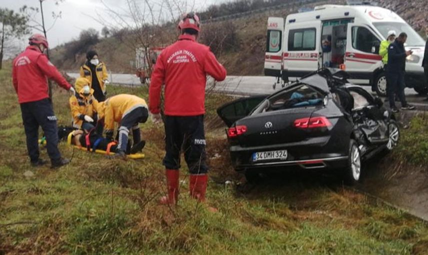 Susurluk'ta Korkutan Trafik Kazası: 2 Yaralı