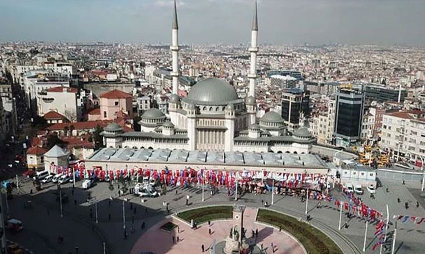 Taksim Camii’nde Çalışmalar Sona Erdi