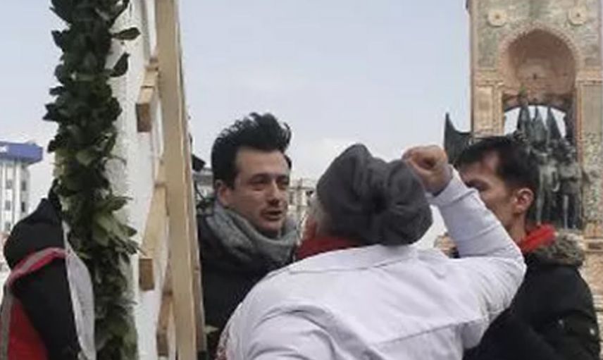 Taksim'de skandal olay! Polisle doktorlar arasında arbede yaşandı