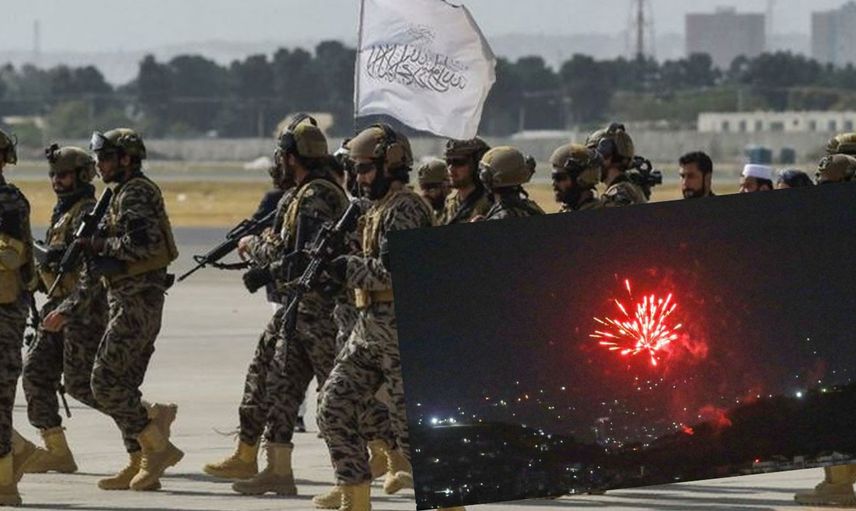 Taliban, ABD'nin Afganistan'dan çekilmesini Haret Şehrinde Bayraklarla Kutluyor