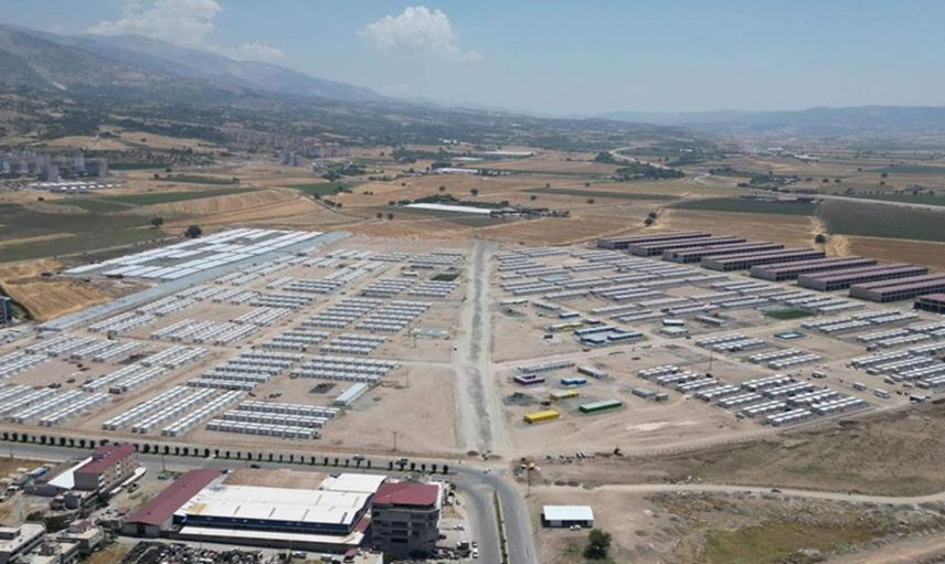 Tam 57 futbol sahası büyüklüğünde: Kahramanmaraş konteyner kentte sona gelindi