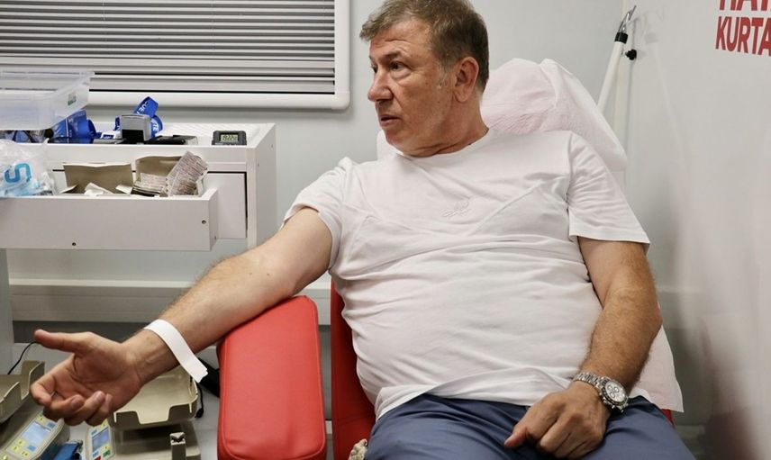 Tanju Çolak, Samsun'da Kan Bağışına Destek Verdi