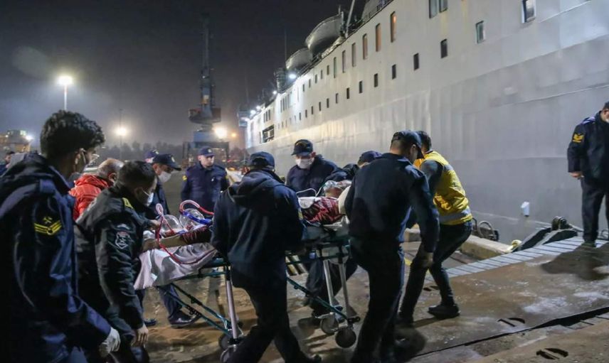 TCG Sancaktar gemisi Hatay’a ulaştı: Sahra Hastanesi olarak kullanılacak