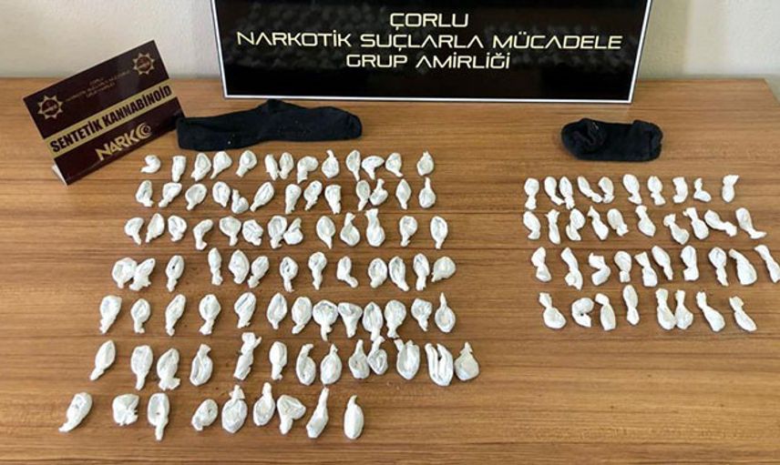 Tekirdağ’da Çoraplarına Uyuşturucu Gizleyen 3 Kişi Gözaltına Alındı