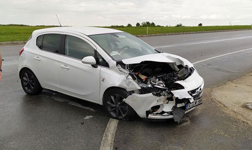 Tekirdağ’da Trafik Kazası: 2 Yaralı
