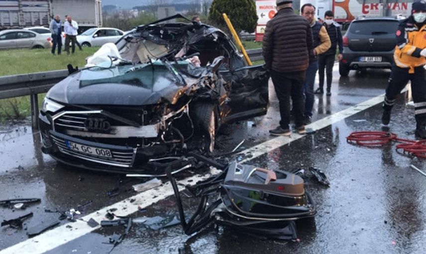 TEM Otabanında Zincerleme Kaza: 14 Araçta Hasar Var