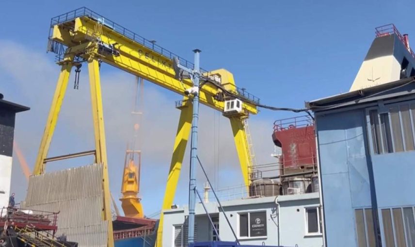 Tersanede yangın çıktı: Çok sayıda ekip bölgeye gönderildi