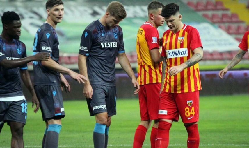 Trabzonspor kupadan elendi mi? Trabzonspor Türkiye kupasından elendi mi? Trabzonspor Kayseri maç sonucu kaç kaç bitti?