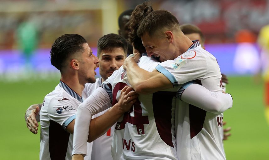 Trabzonspor üçüncülüğü korudu: Kayserispor'u mağlup etti