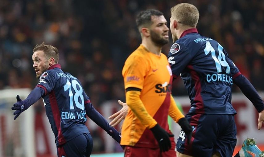 Trabzonsporlu Edin Visca, Galatasaray derbisinde attığı gol hakkında konuştu!